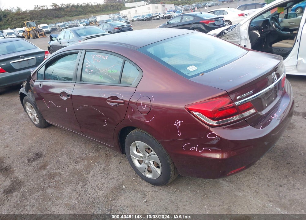 2015 HONDA CIVIC LX VIN: 19XFB2F50FE274978