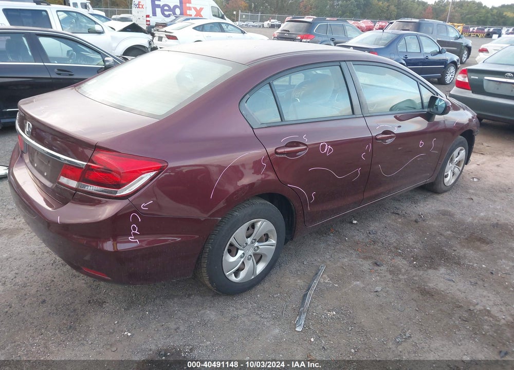 2015 HONDA CIVIC LX VIN: 19XFB2F50FE274978