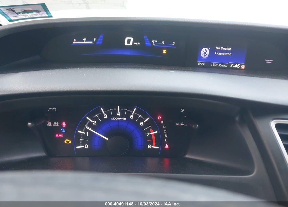 2015 HONDA CIVIC LX VIN: 19XFB2F50FE274978