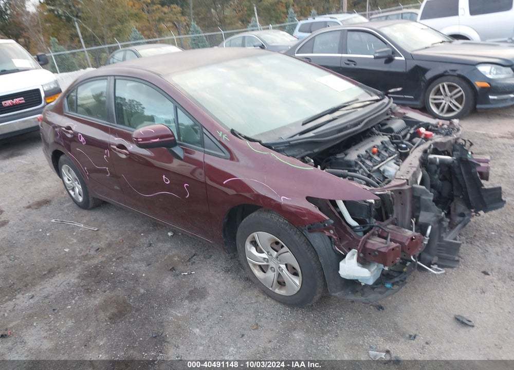 2015 HONDA CIVIC LX VIN: 19XFB2F50FE274978