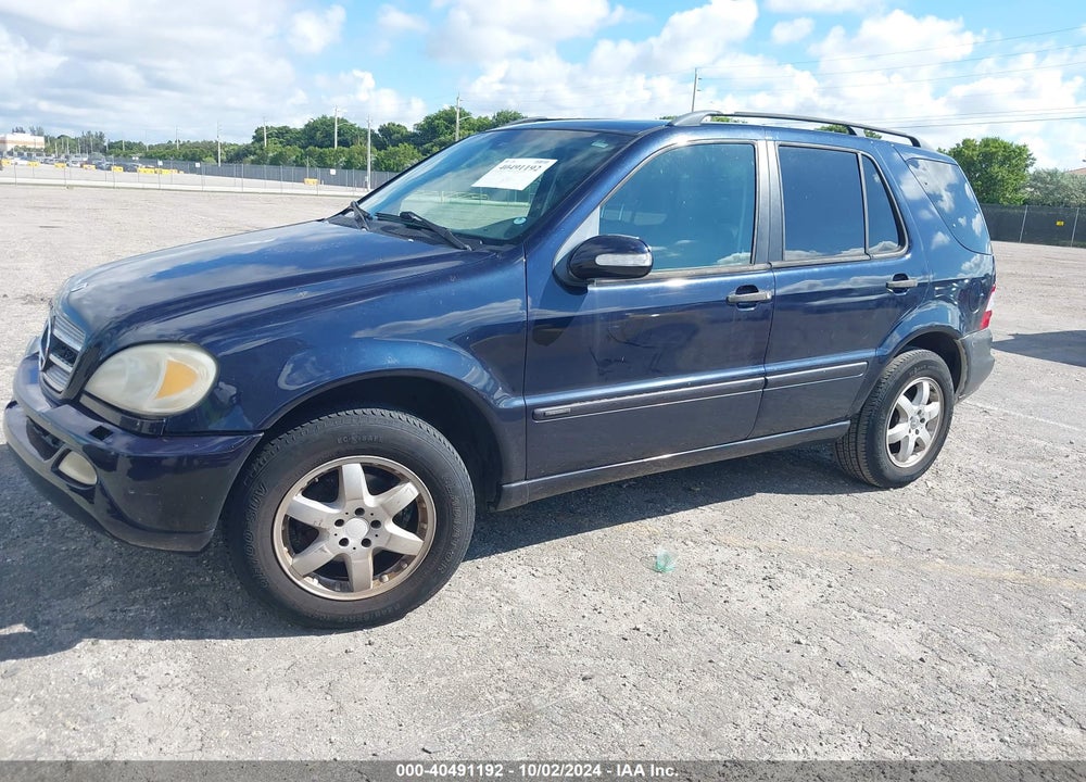 2003 MERCEDES-BENZ ML 350 VIN: 4JGAB57E43A418407