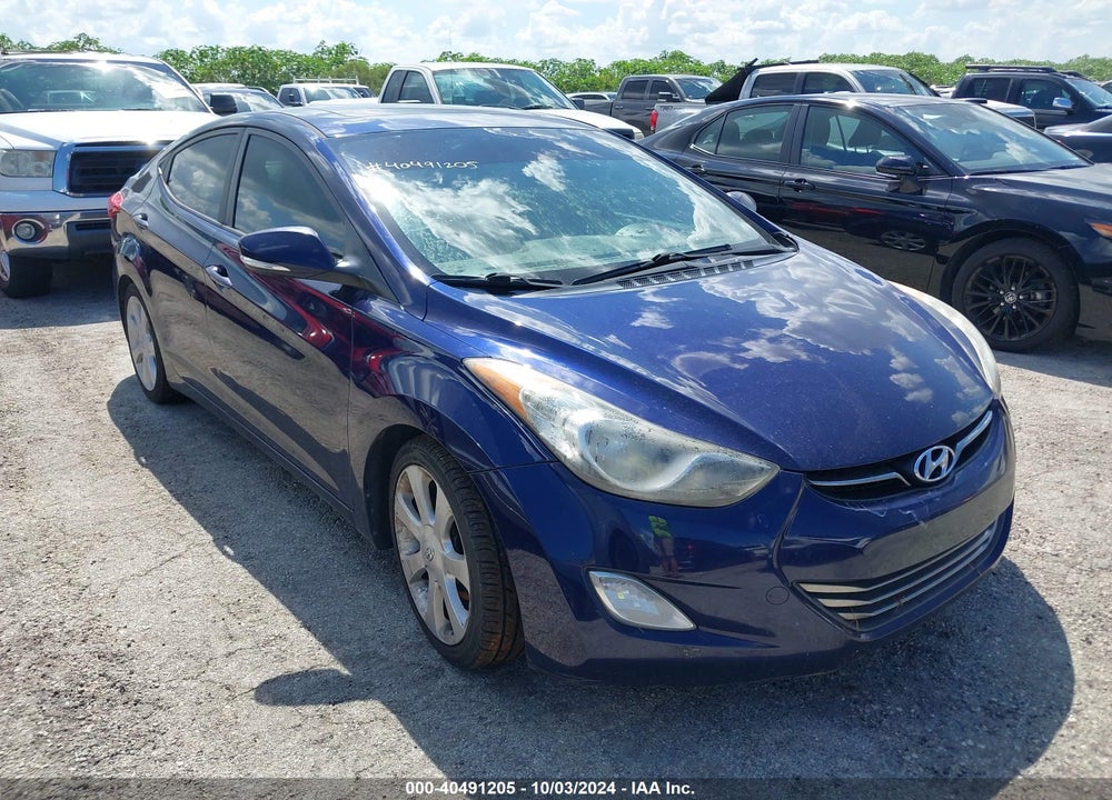 2013 HYUNDAI ELANTRA LIMITED VIN: 5NPDH4AE3DH452934