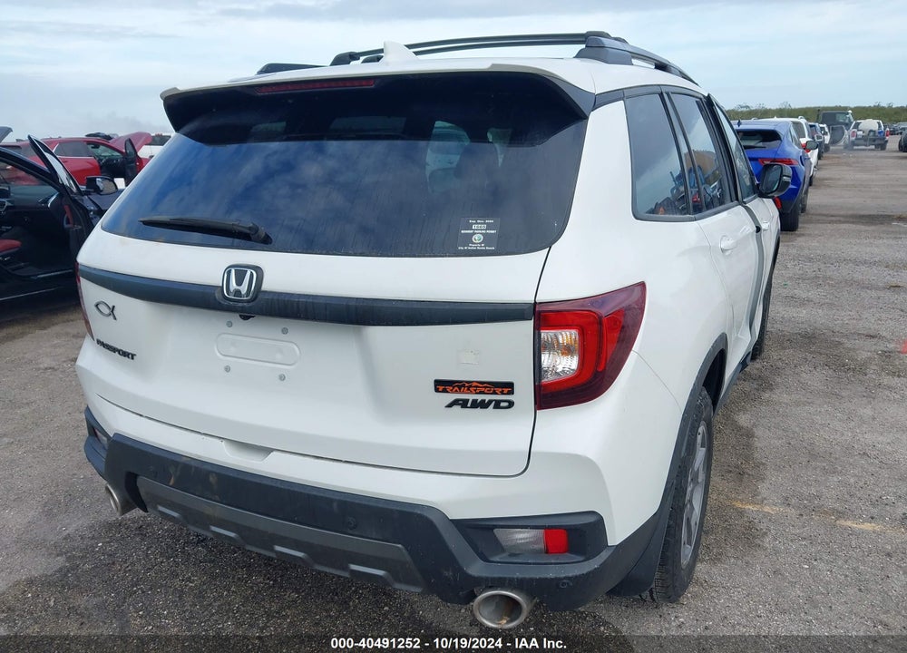 2023 HONDA PASSPORT AWD TRAILSPORT VIN: 5FNYF8H6XPB005999