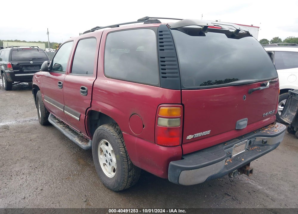 2005 CHEVROLET TAHOE LS VIN: 1GNEK13T35J164931