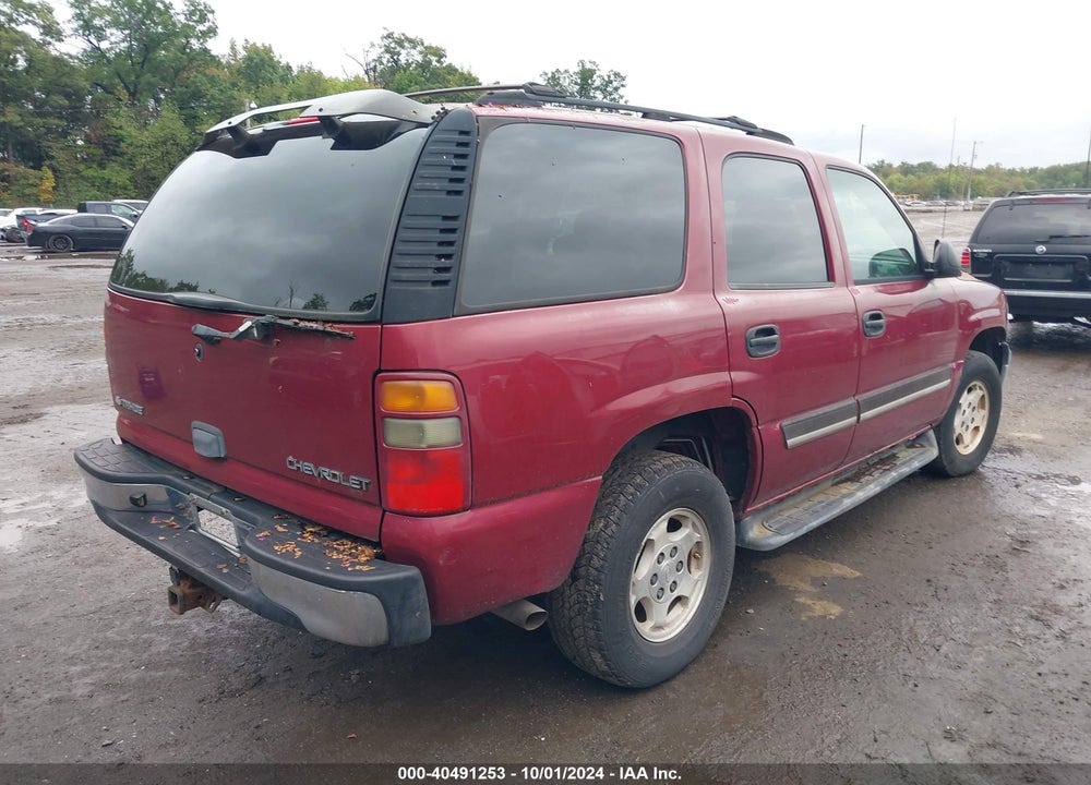 2005 CHEVROLET TAHOE LS VIN: 1GNEK13T35J164931