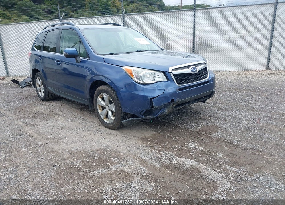 2014 SUBARU FORESTER 2.5I TOURING VIN: JF2SJAMC9EH544474