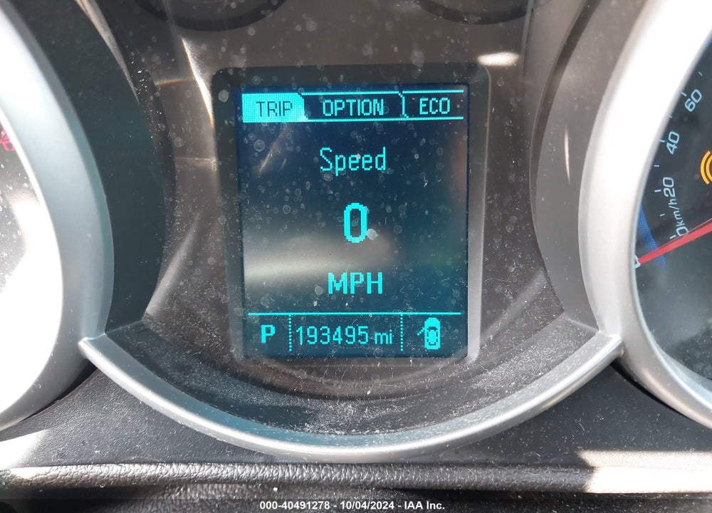2013 CHEVROLET CRUZE ECO AUTO VIN: 1G1PH5SB4D7236885