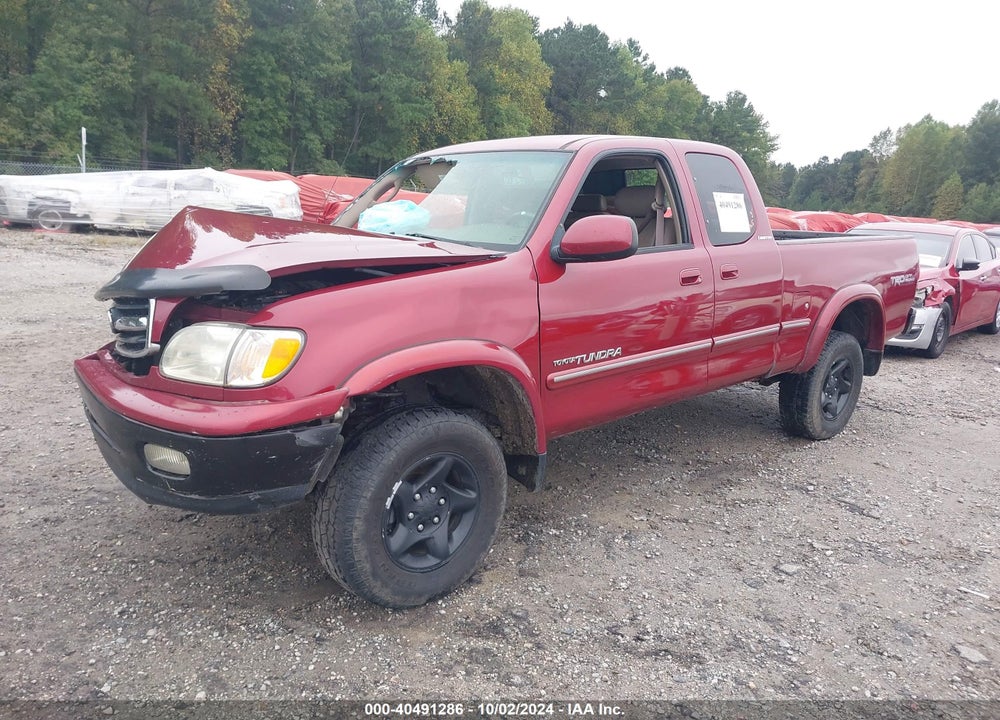 2001 TOYOTA TUNDRA LTD V8 VIN: 5TBBT48181S197706