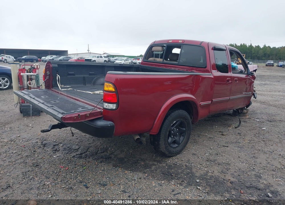 2001 TOYOTA TUNDRA LTD V8 VIN: 5TBBT48181S197706