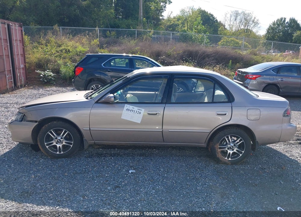 2001 TOYOTA COROLLA LE VIN: 2T1BR12E71C464391