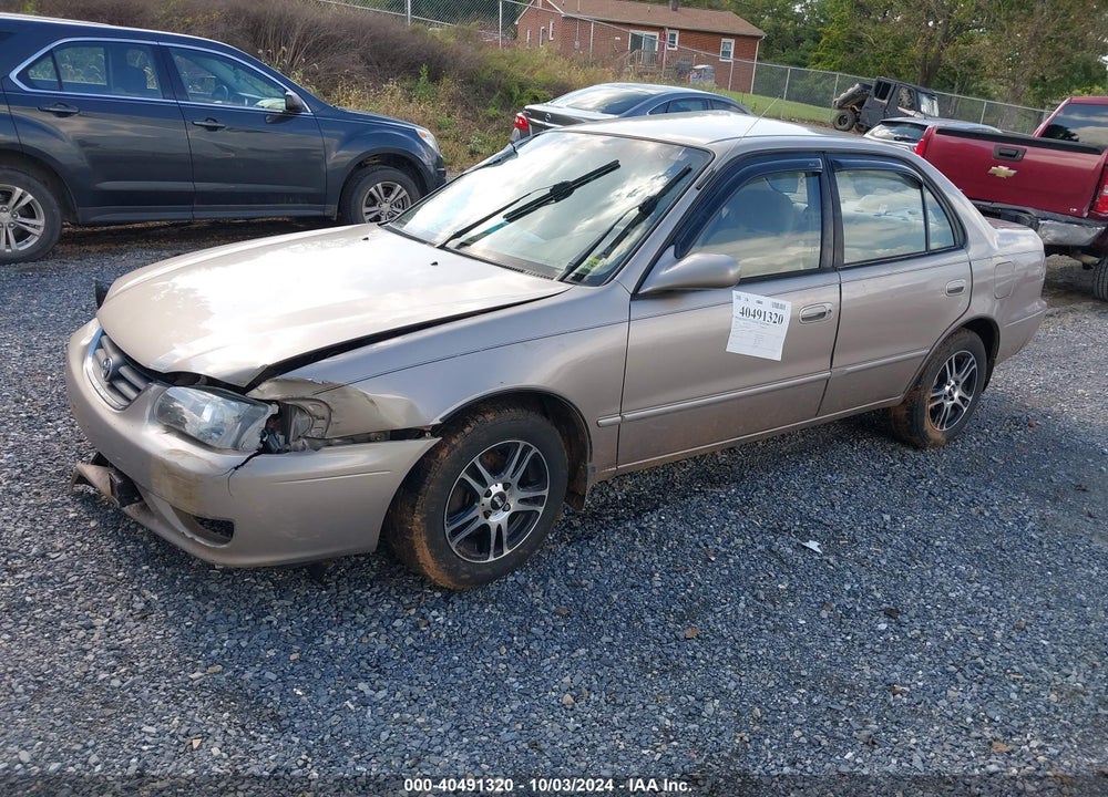 2001 TOYOTA COROLLA LE VIN: 2T1BR12E71C464391