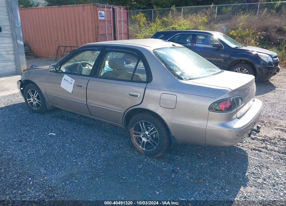 2001 TOYOTA COROLLA LE VIN: 2T1BR12E71C464391