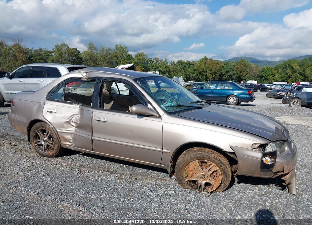 2001 TOYOTA COROLLA LE VIN: 2T1BR12E71C464391
