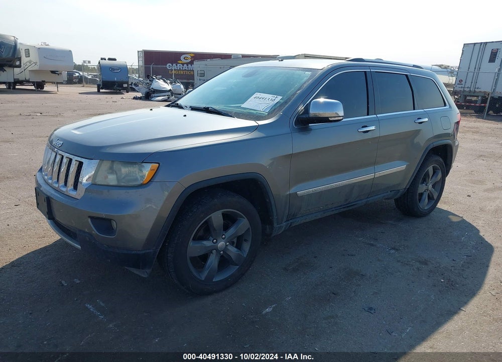 2012 JEEP GRAND CHEROKEE OVERLAND VIN: 1C4RJFCG5CC325326