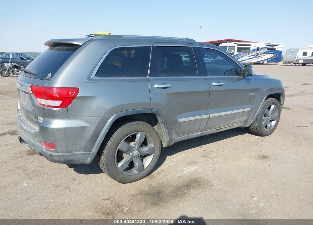 2012 JEEP GRAND CHEROKEE OVERLAND VIN: 1C4RJFCG5CC325326
