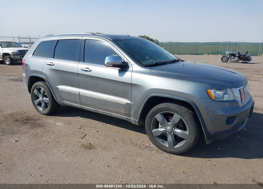 2012 JEEP GRAND CHEROKEE OVERLAND VIN: 1C4RJFCG5CC325326