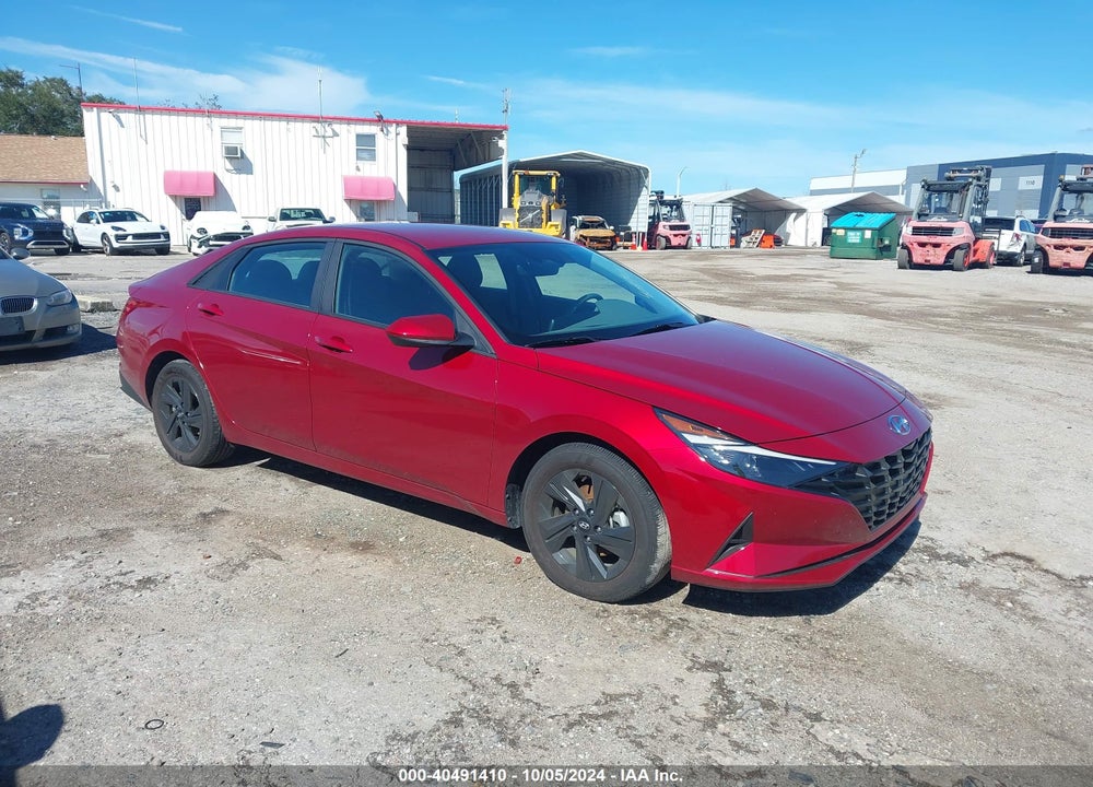 2023 HYUNDAI ELANTRA HYBRID BLUE VIN: KMHLM4AJ2PU085969