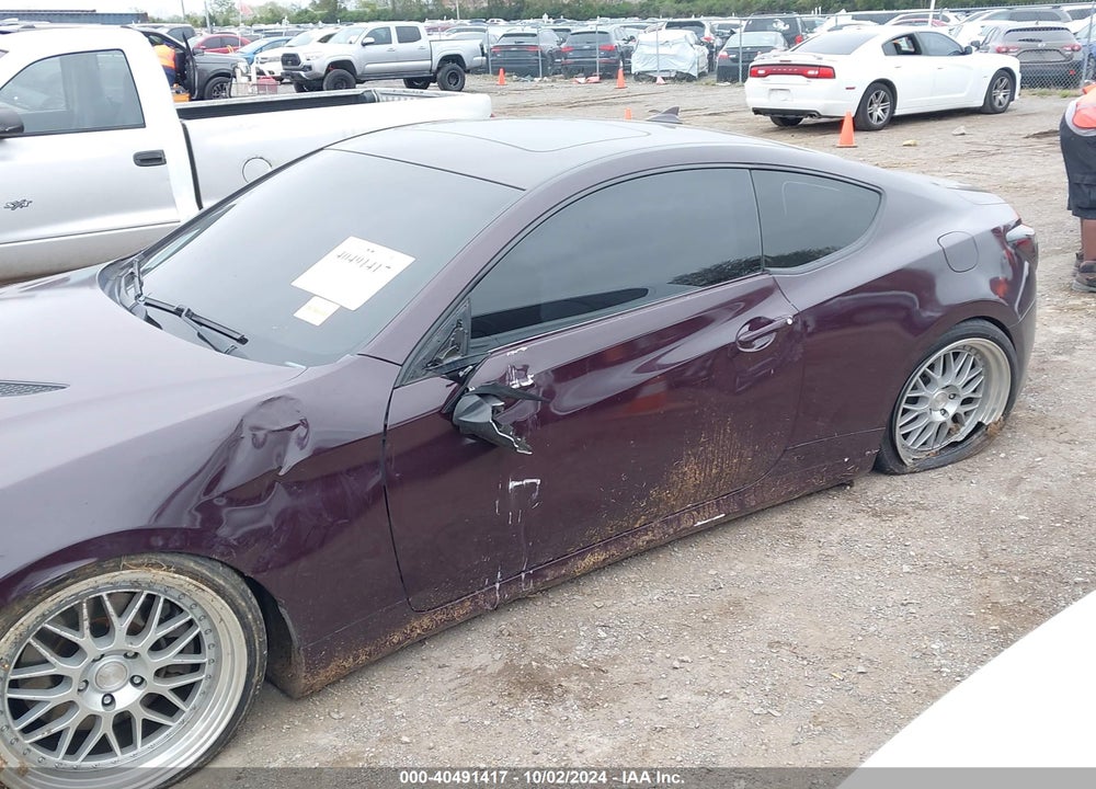 2013 HYUNDAI GENESIS 2.0T PREMIUM VIN: KMHHT6KD8DU111290