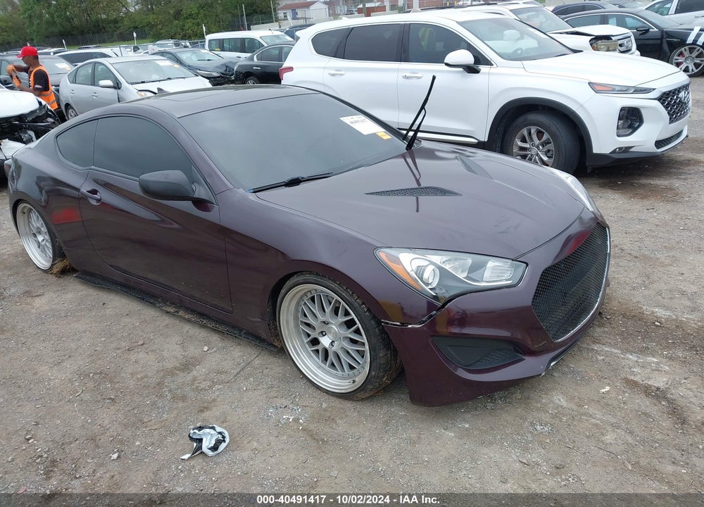 2013 HYUNDAI GENESIS 2.0T PREMIUM VIN: KMHHT6KD8DU111290