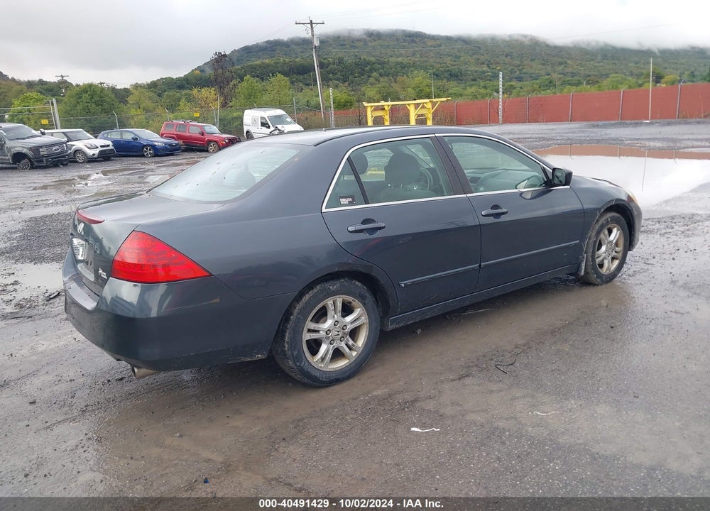 2007 HONDA ACCORD 2.4 SE VIN: 1HGCM56337A021611