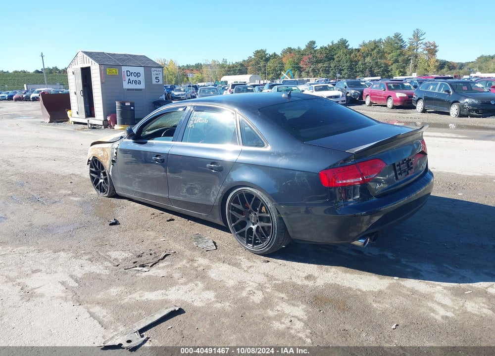 2012 AUDI A4 2.0T PREMIUM VIN: WAUBFAFL1CN014055