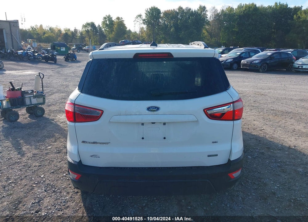 2018 FORD ECOSPORT SE VIN: MAJ3P1TE3JC172664