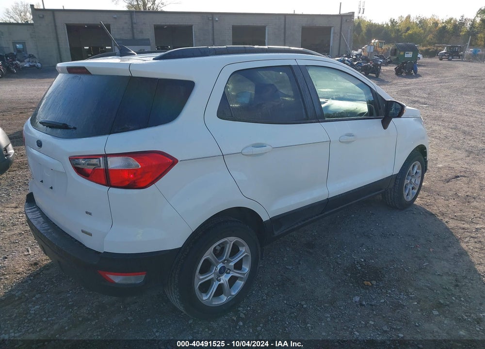 2018 FORD ECOSPORT SE VIN: MAJ3P1TE3JC172664