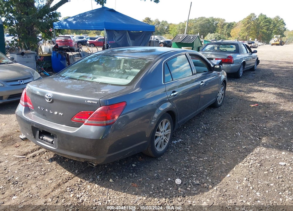 2008 TOYOTA AVALON LIMITED VIN: 4T1BK36B68U288670