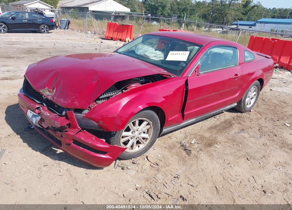 2008 FORD MUSTANG V6 DELUXE/V6 PREMIUM VIN: 1ZVHT80N185109521