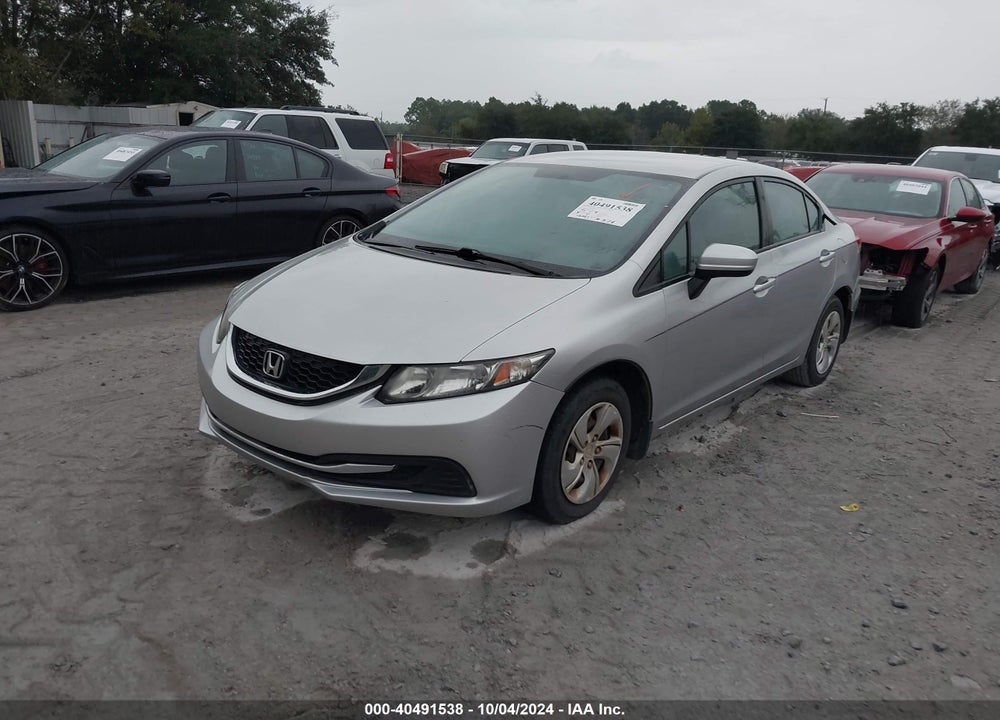 2015 HONDA CIVIC LX VIN: 19XFB2F58FE070154