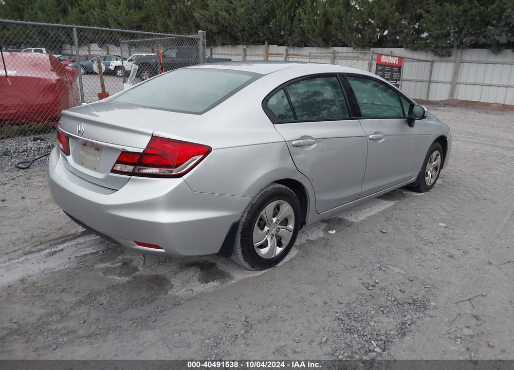2015 HONDA CIVIC LX VIN: 19XFB2F58FE070154