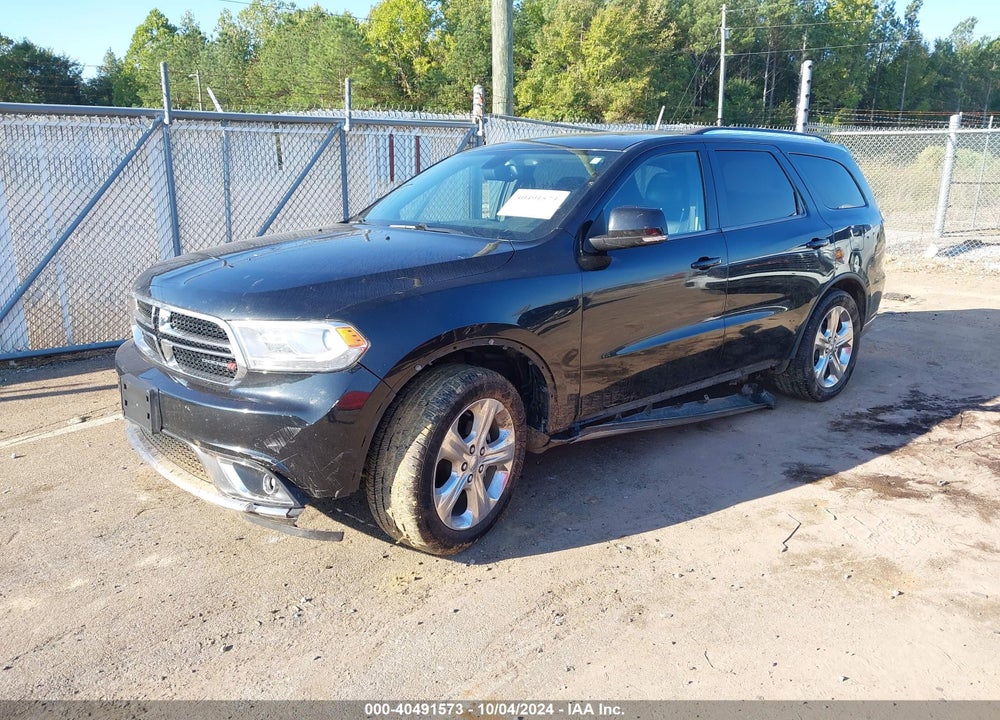 2014 DODGE DURANGO LIMITED VIN: 1C4RDHDG4EC520225