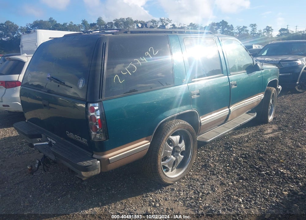1998 CHEVROLET TAHOE LS VIN: 1GNEK13R1WJ302987