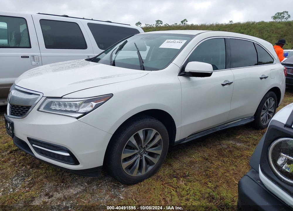 2015 ACURA MDX TECHNOLOGY PACKAGE VIN: 5FRYD4H47FB010569