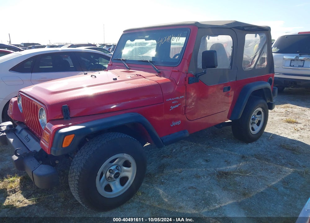 1999 JEEP WRANGLER SPORT VIN: 1J4FY19S4XP482688
