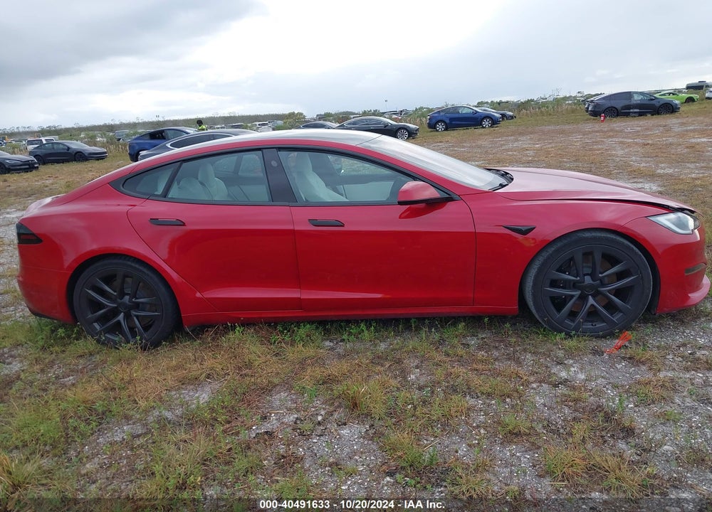 2022 TESLA MODEL S DUAL MOTOR ALL-WHEEL DRIVE VIN: 5YJSA1E58NF487909