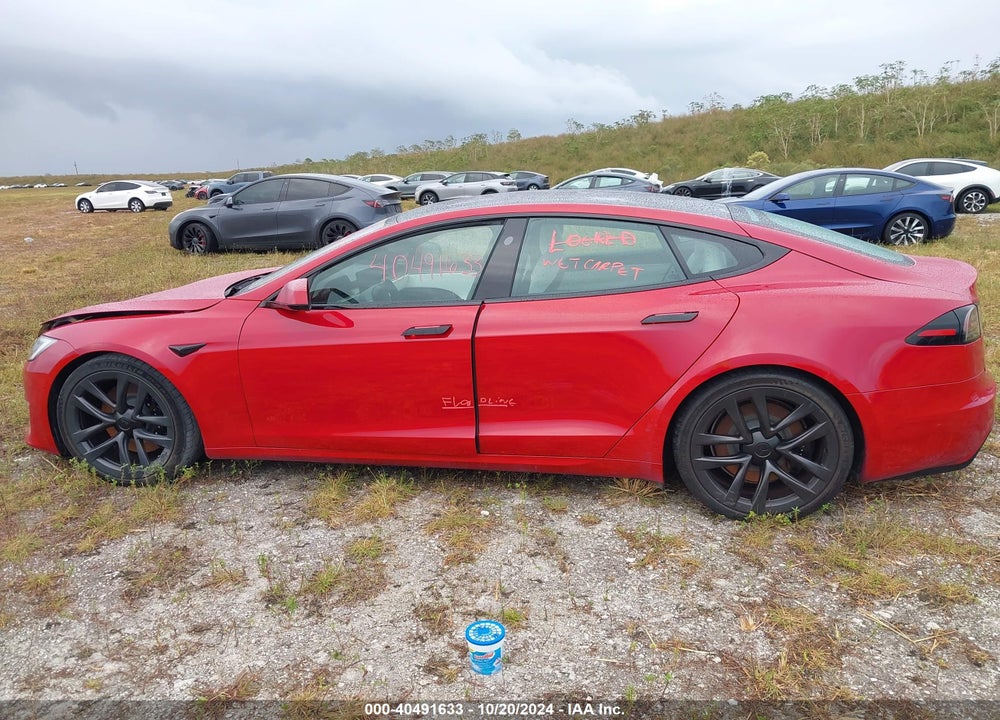 2022 TESLA MODEL S DUAL MOTOR ALL-WHEEL DRIVE VIN: 5YJSA1E58NF487909