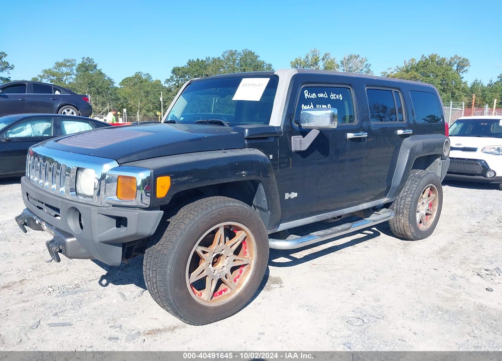 2007 HUMMER H3 SUV VIN: 5GTDN13E578201607
