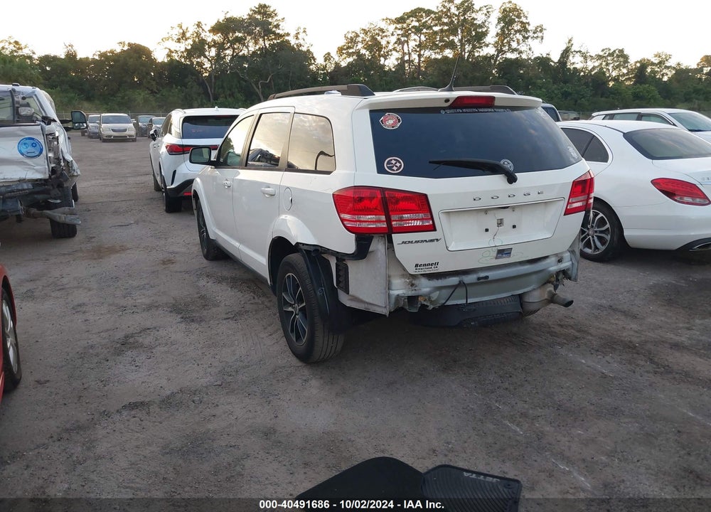 2018 DODGE JOURNEY SE VIN: 3C4PDCAB2JT383450