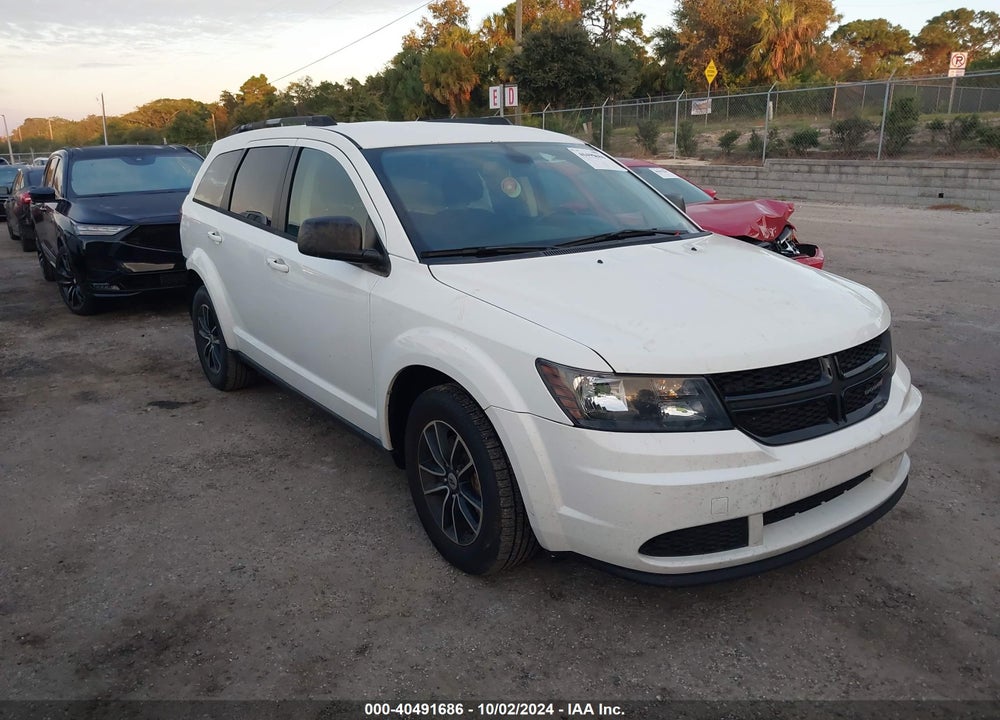 2018 DODGE JOURNEY SE VIN: 3C4PDCAB2JT383450