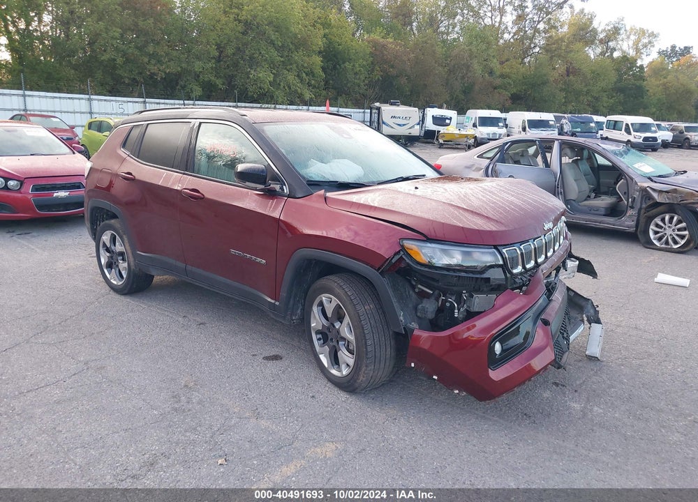2022 JEEP COMPASS LIMITED 4X4 VIN: 3C4NJDCB6NT129474