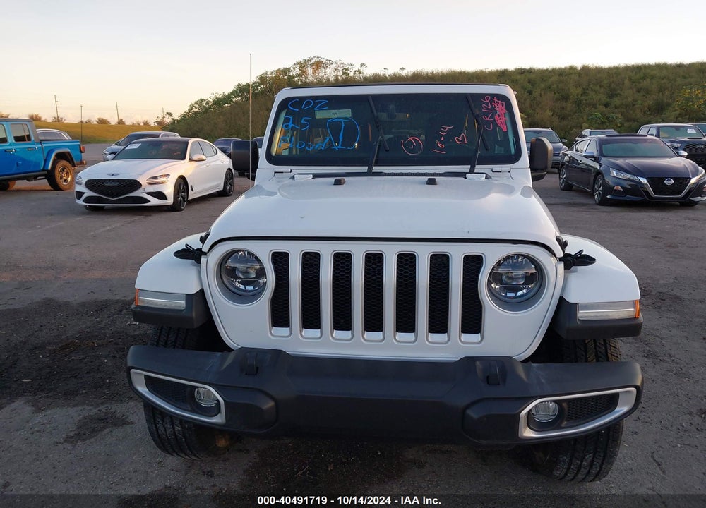 2021 JEEP WRANGLER UNLIMITED SAHARA 4X4 VIN: 1C4HJXEG7MW701734