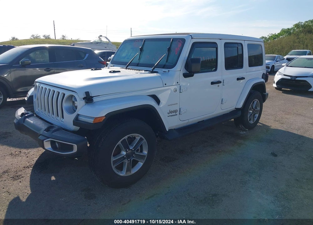 2021 JEEP WRANGLER UNLIMITED SAHARA 4X4 VIN: 1C4HJXEG7MW701734
