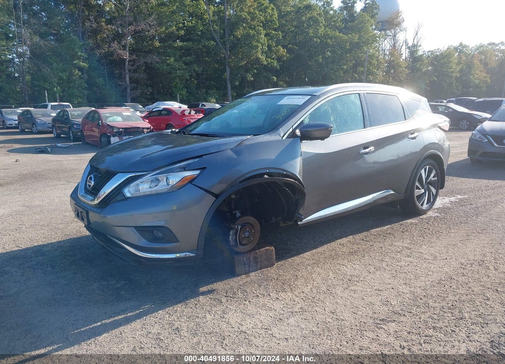 2016 NISSAN MURANO PLATINUM VIN: 5N1AZ2MH2GN168222