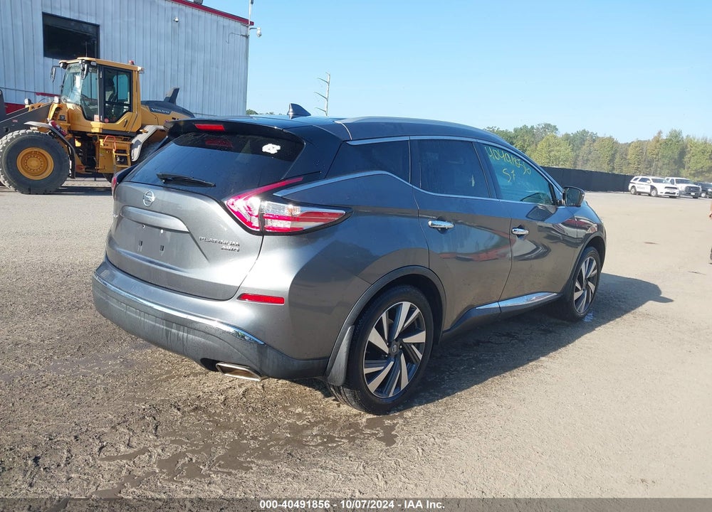 2016 NISSAN MURANO PLATINUM VIN: 5N1AZ2MH2GN168222