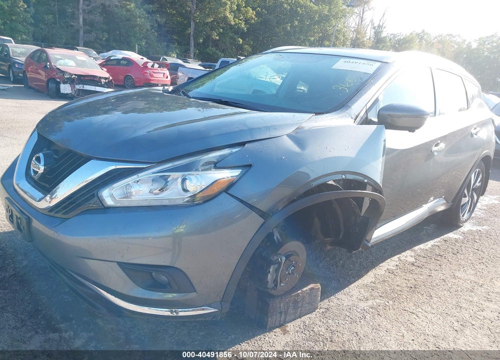 2016 NISSAN MURANO PLATINUM VIN: 5N1AZ2MH2GN168222