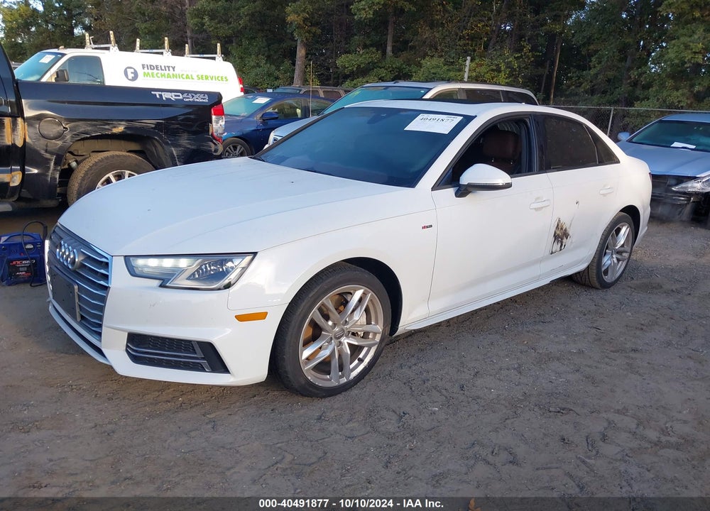 2017 AUDI A4 2.0T SEASON OF  PREMIUM VIN: WAUDNAF42HN048730