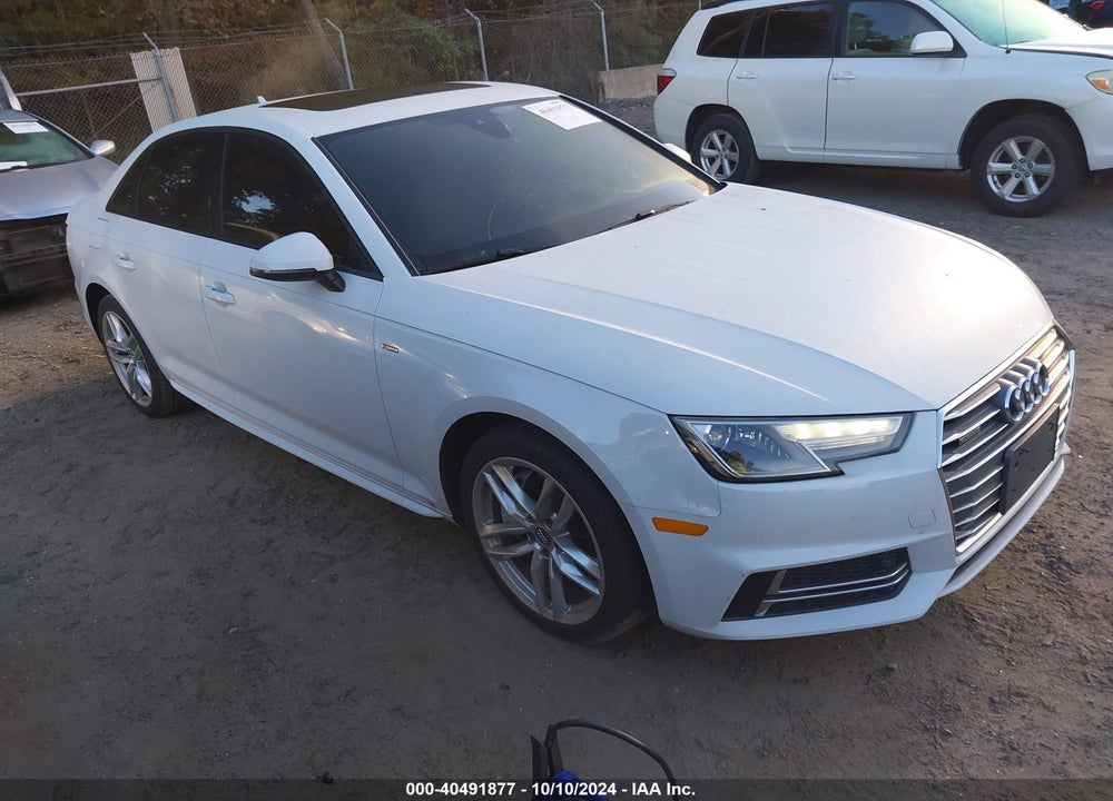 2017 AUDI A4 2.0T SEASON OF  PREMIUM VIN: WAUDNAF42HN048730