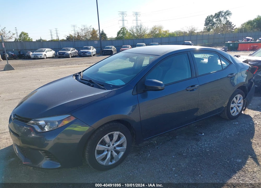 2015 TOYOTA COROLLA LE VIN: 2T1BURHE2FC443105