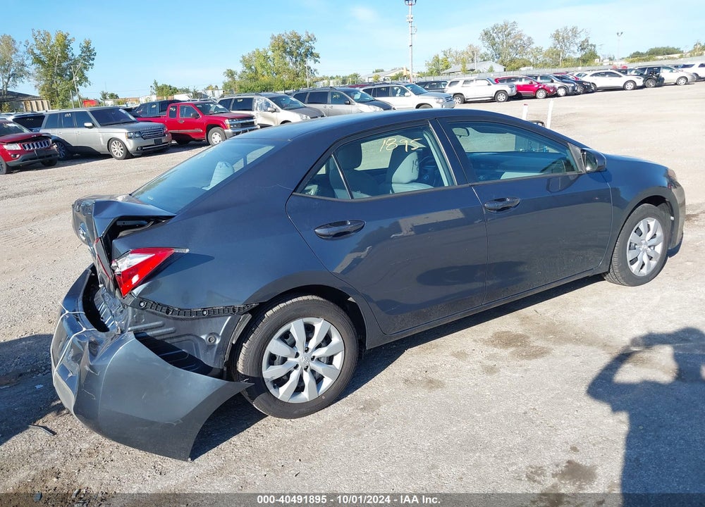 2015 TOYOTA COROLLA LE VIN: 2T1BURHE2FC443105